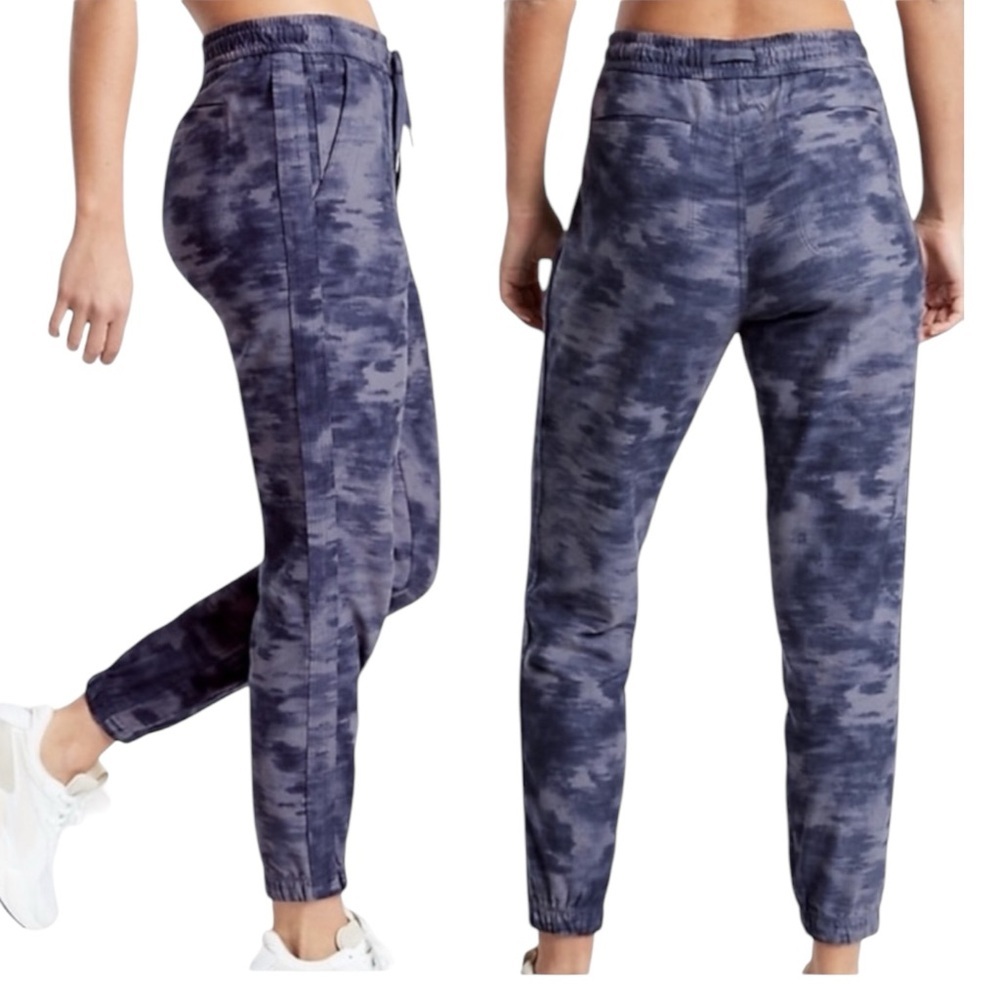 Athleta | Farallon Printed Jogger Navy Tie Dye Size 2 -- Simply IRRESISTABLE!!!
